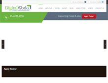 Tablet Screenshot of digitalworksjobs.com